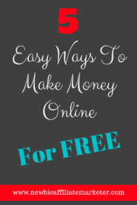 easy ways to make money online 