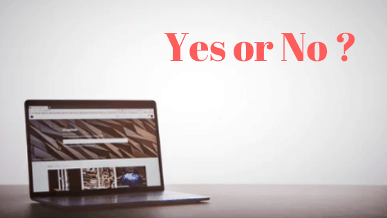Affiliate marketing with a website yes or no