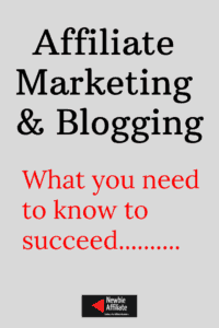 affiliate marketing and blogging