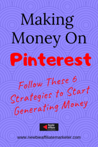 strategies to earn from Pinterest
