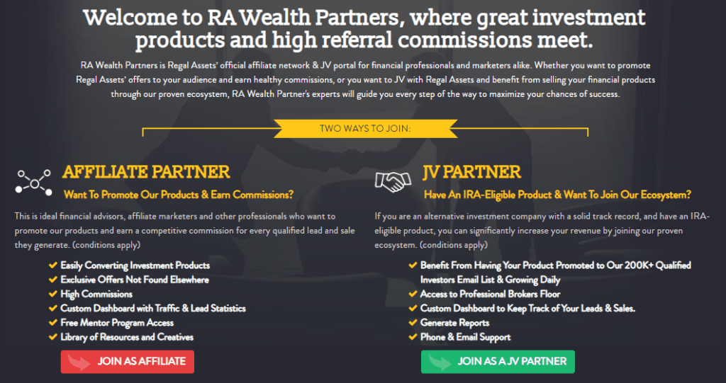 how to join RA wealth partners