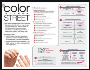 compensation plan color street