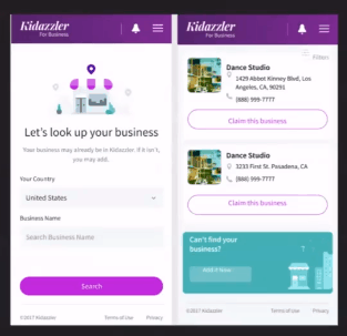 claim your business on kidazzler