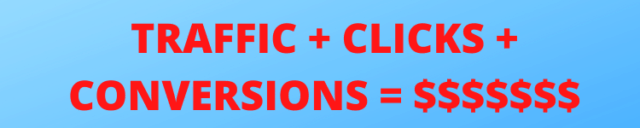 traffic clicks and conversions