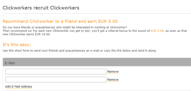recuit other clickworkers